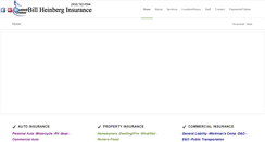 Desktop Screenshot of heinberginsurance.com