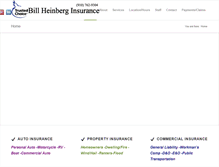 Tablet Screenshot of heinberginsurance.com